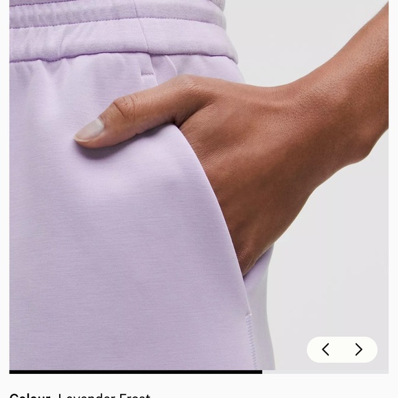 lululemon Softstreme High-Rise Short 4" Lavendar - Picture 6 of 7